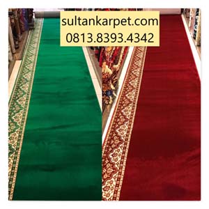 Harga Per m Karpet Masjid Custom Murah di Bogor